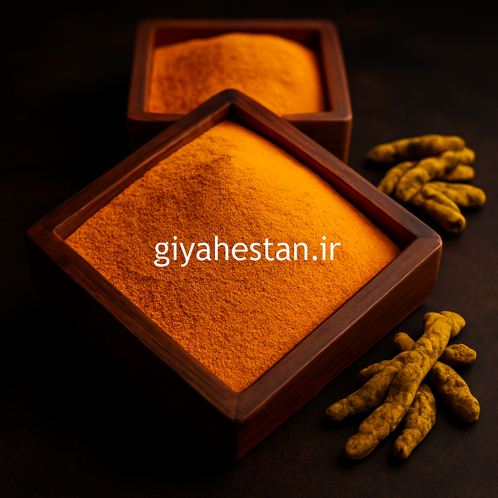 زردچوبه یک کیلویی ( پودر زردچوبه - زرچوبه )